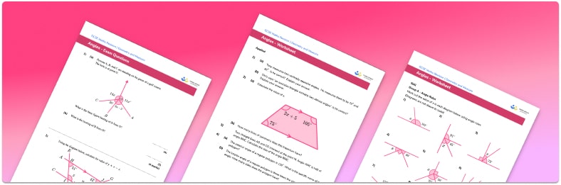 Angles Worksheet