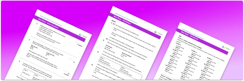 Best Buy Maths Worksheet