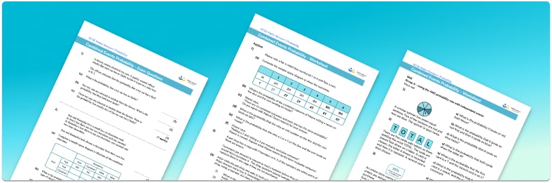 Probability Of Events Worksheet
