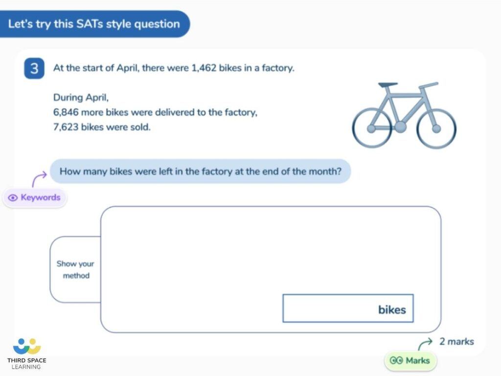 sats maths intervention lesson slide