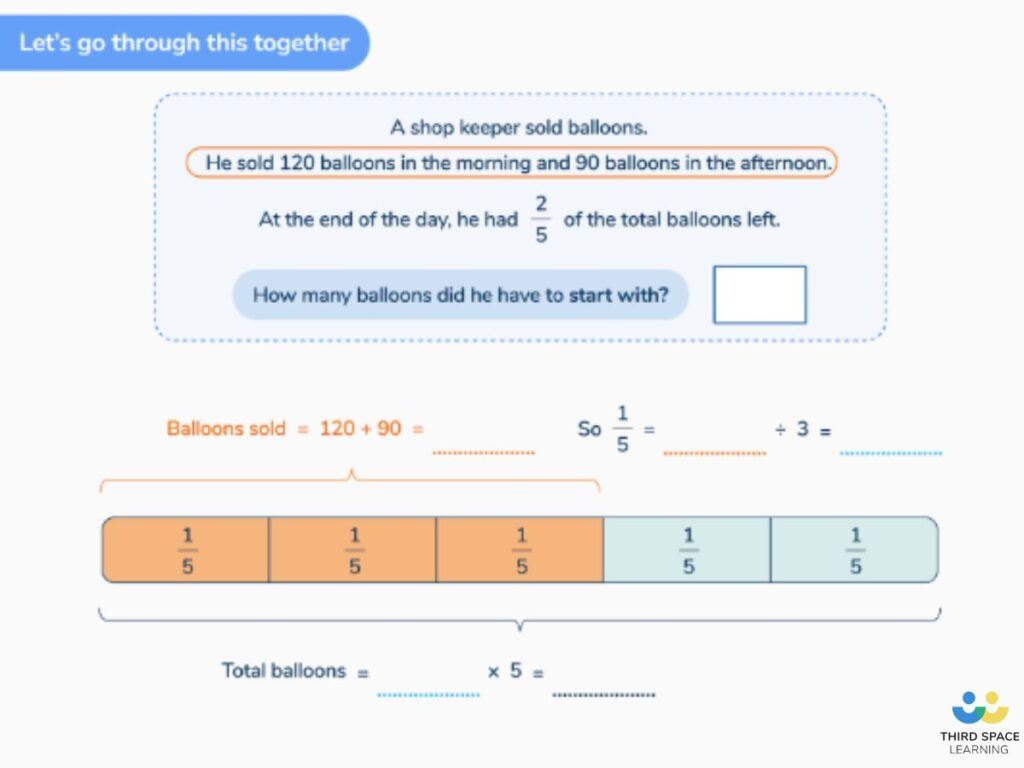 maths intervention lesson slide
