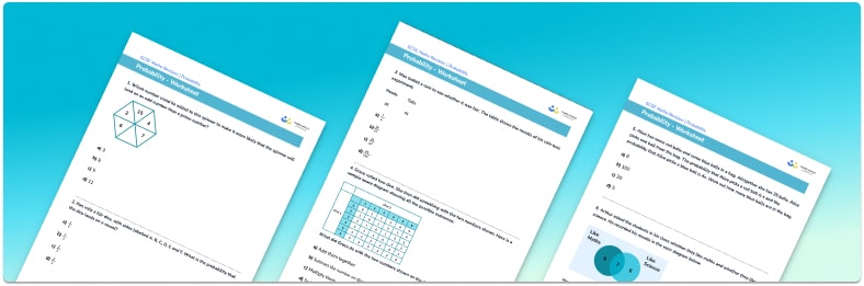 15 Probability Questions And Practice Problems Worksheet