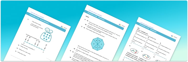 Probability Scale Worksheet