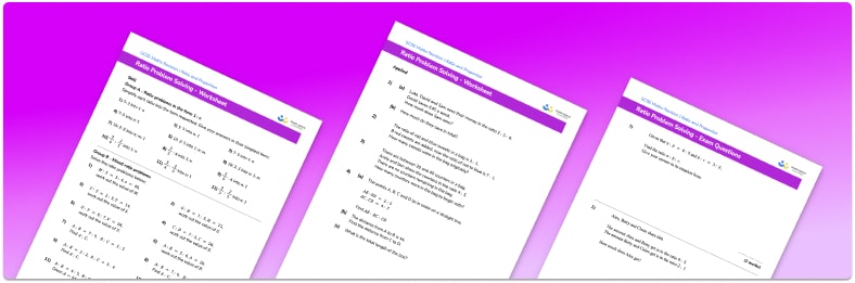 Ratio problem solving worksheet
