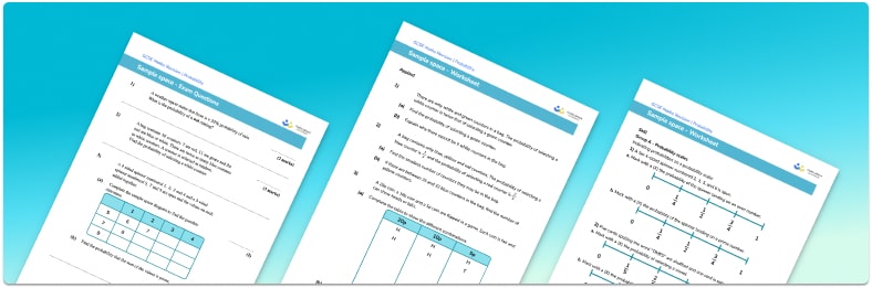 Sample space worksheet