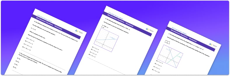 15 Simultaneous Equations Questions And Practice Problems Worksheet
