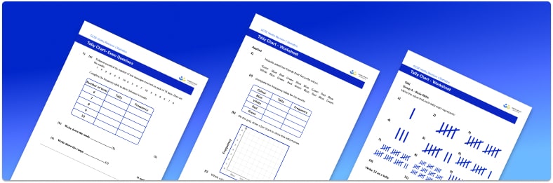 Tally Charts Worksheets
