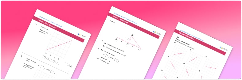 Vectors worksheet (includes magnitude of a vector)
