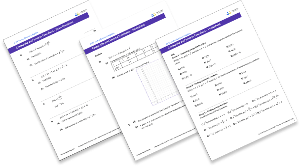 Inverse functions worksheet