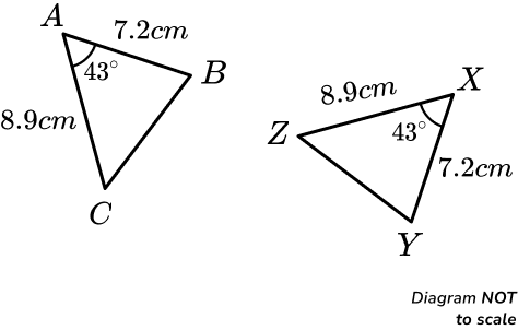 Congruence and similarity example 3 image 1