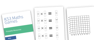 KS3 Maths Games Printable Resource Pack