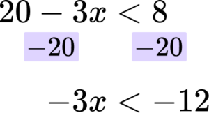 Linear Inequalities Example 4 step 1-2
