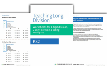 3 Free Long Division Worksheets For KS2