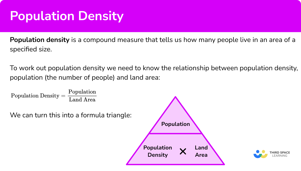 What is population density?
