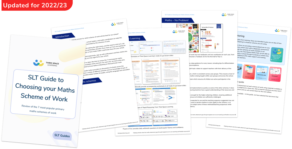 The Primary School Guide to Choosing Your Maths Scheme of Work