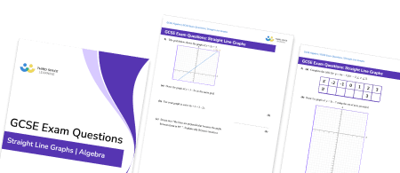 Straight Line Graph Exam Questions