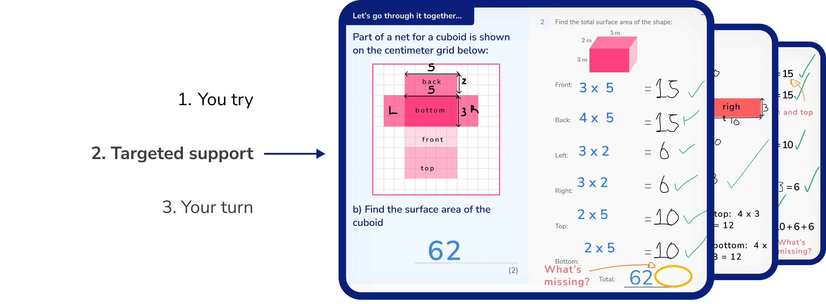 Scaffolded lessons created by teachers
