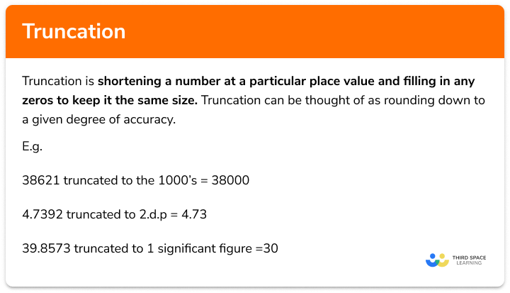 Truncation