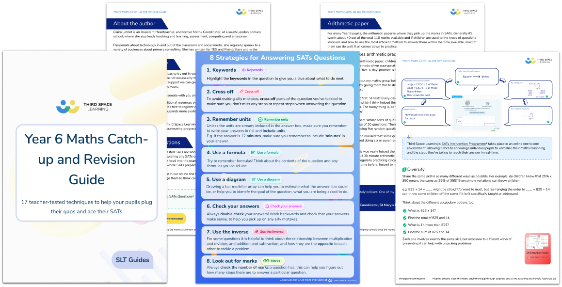 Year 6 Maths Catch-up and Revision Guide